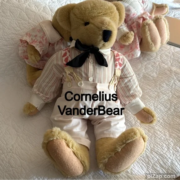 CORNELIUS VanderBear - NORTH AMERICAN BEAR CO. HOLIDAY OUTFIT - Vintage 1988 - Picture 4 of 16